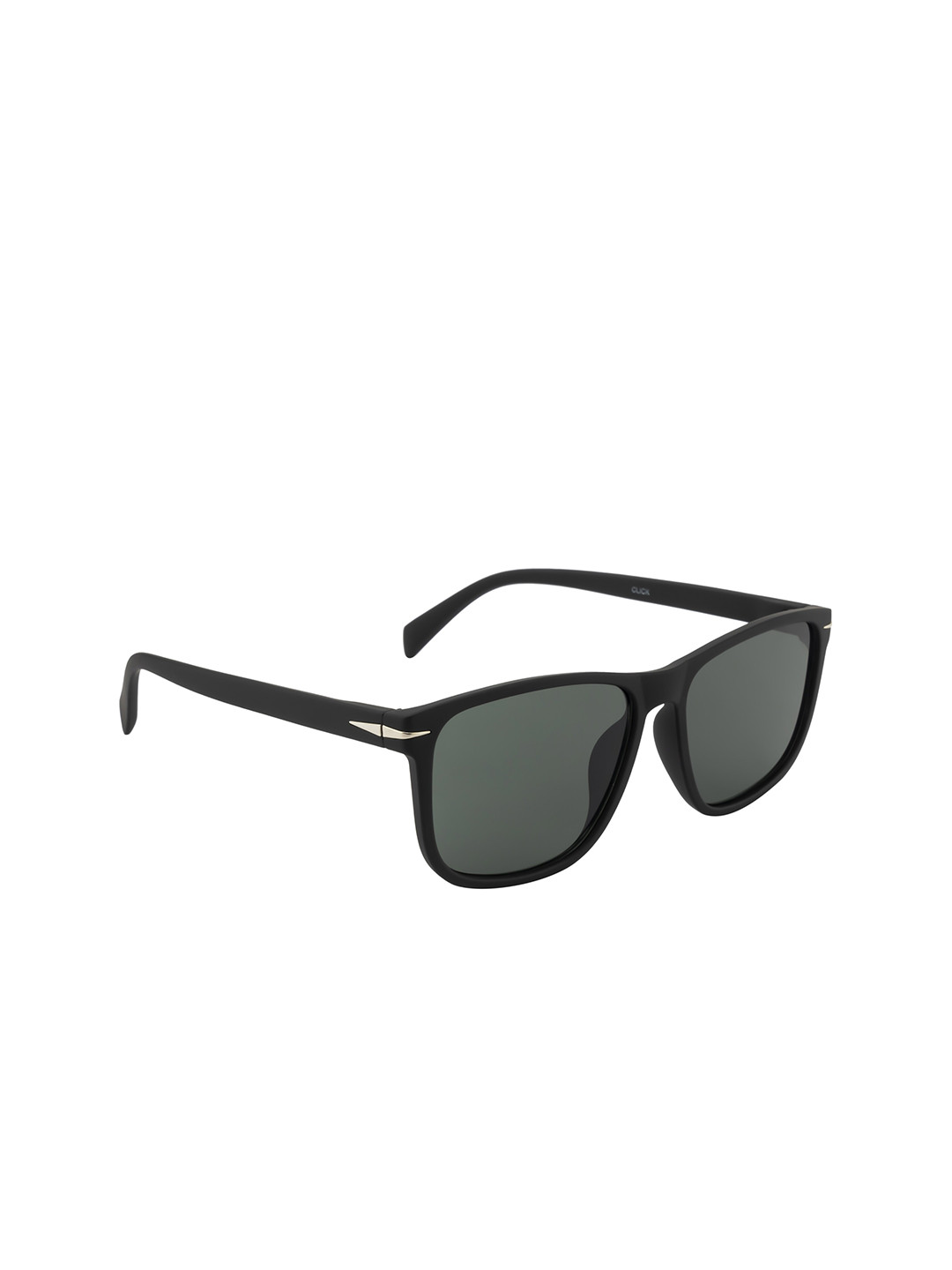

Mast & Harbour Full Rim Square Sunglasses with UV Protected Lens MH-M25141, Black