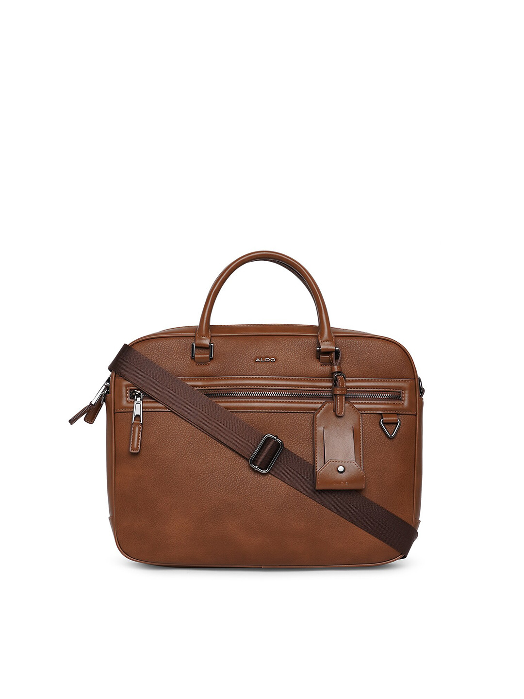 

ALDO Men Synthetic Messenger Bag, Brown