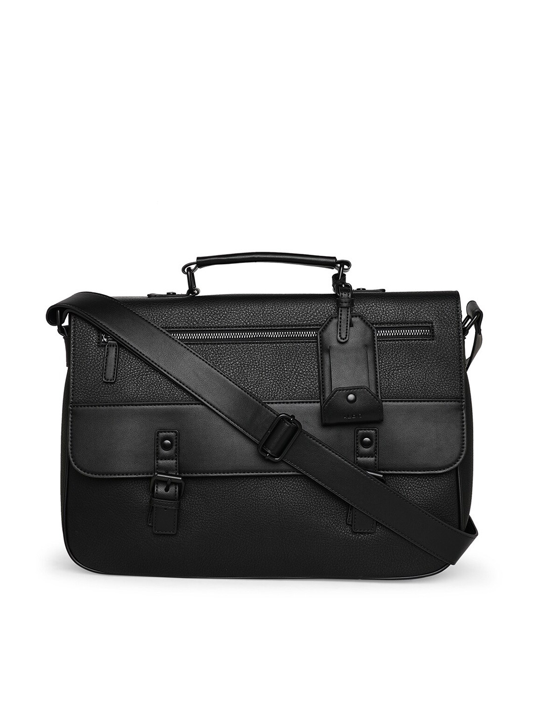 

ALDO Men Detachable Sling Strap Messenger Bag, Black