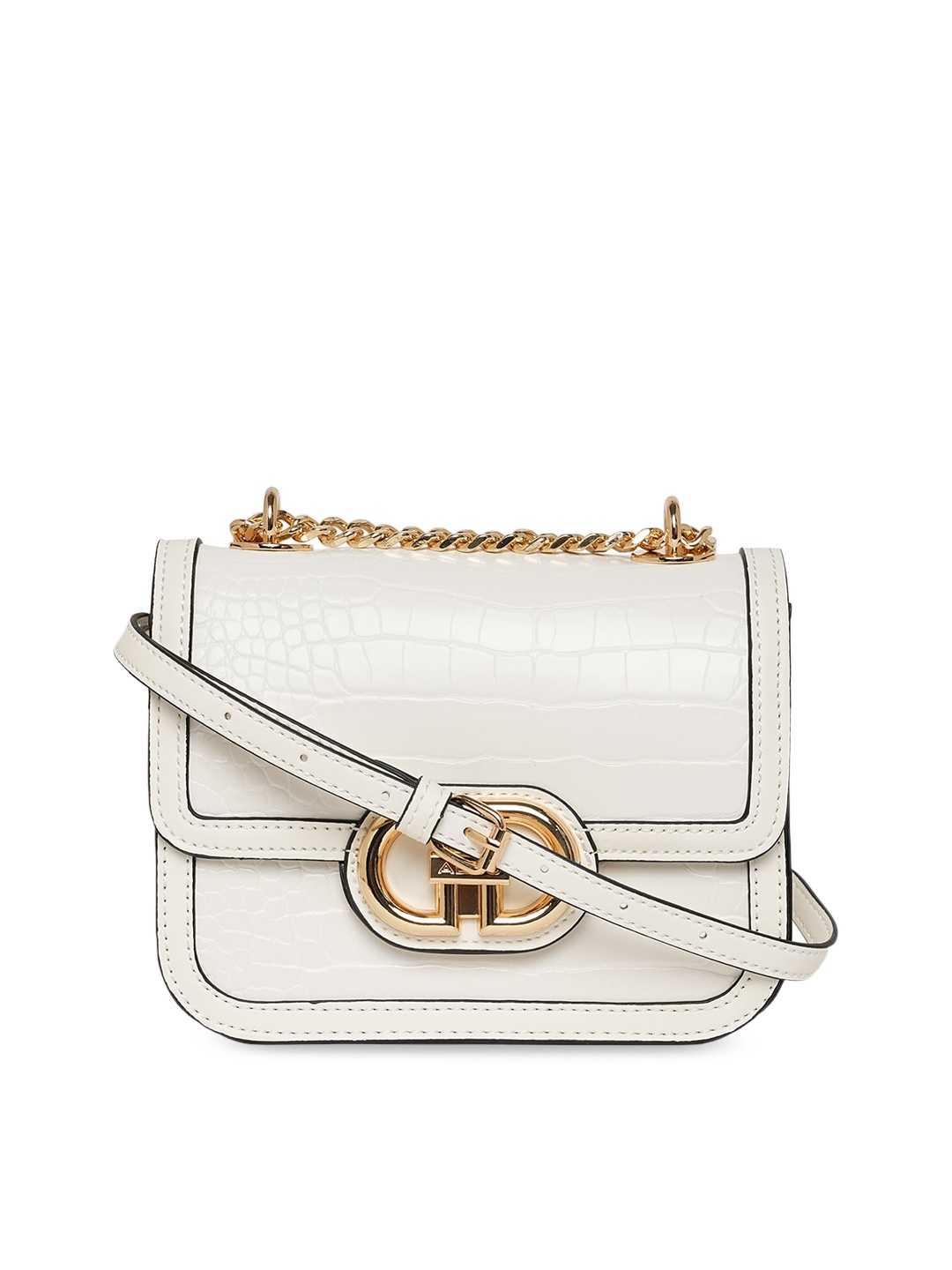 

ALDO Animal Textured Structured Sling Bag, White
