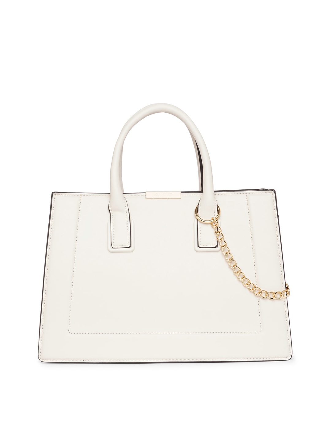 

ALDO Structured Handheld Bag, Cream