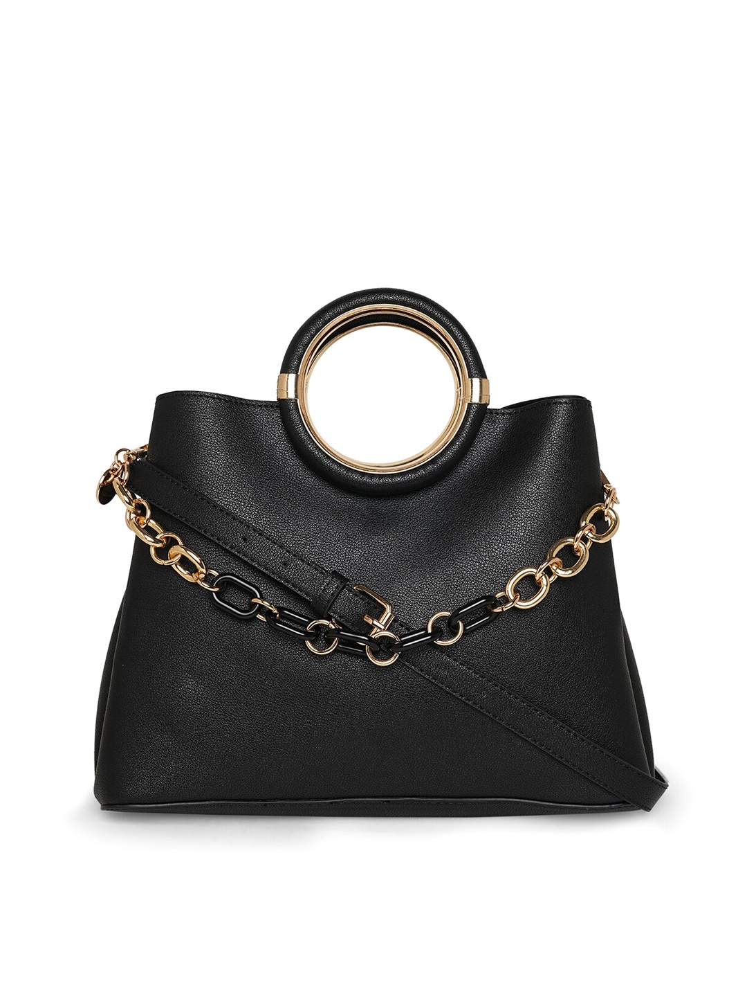 

ALDO Women Textured Handheld Bag, Black