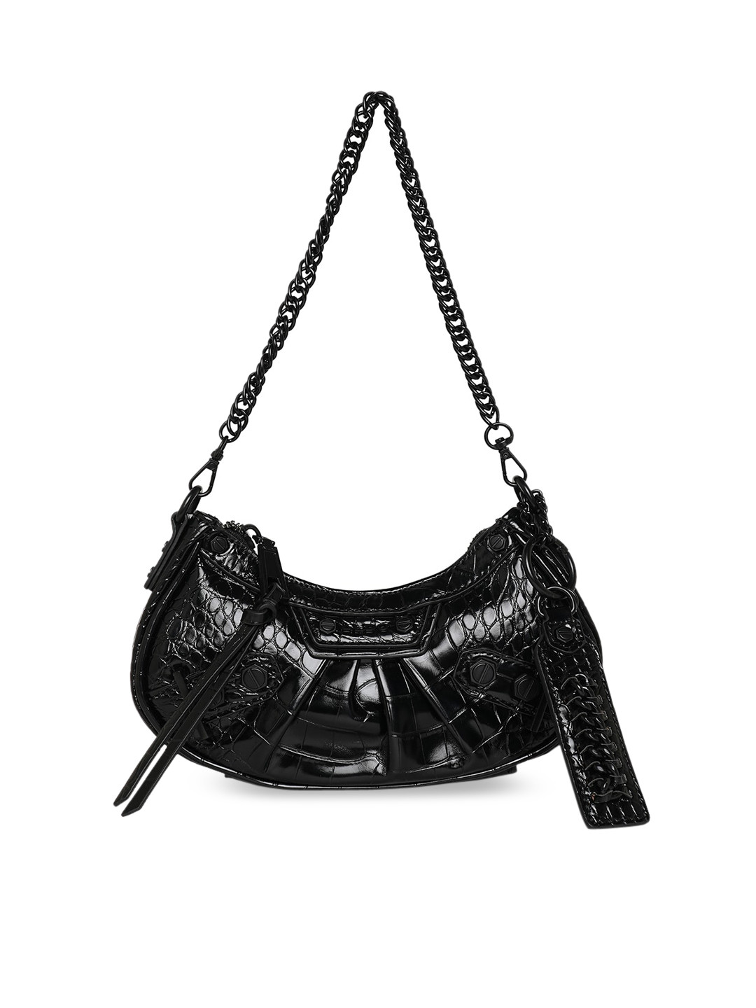 

ALDO Women Textured Hobo Bag, Black