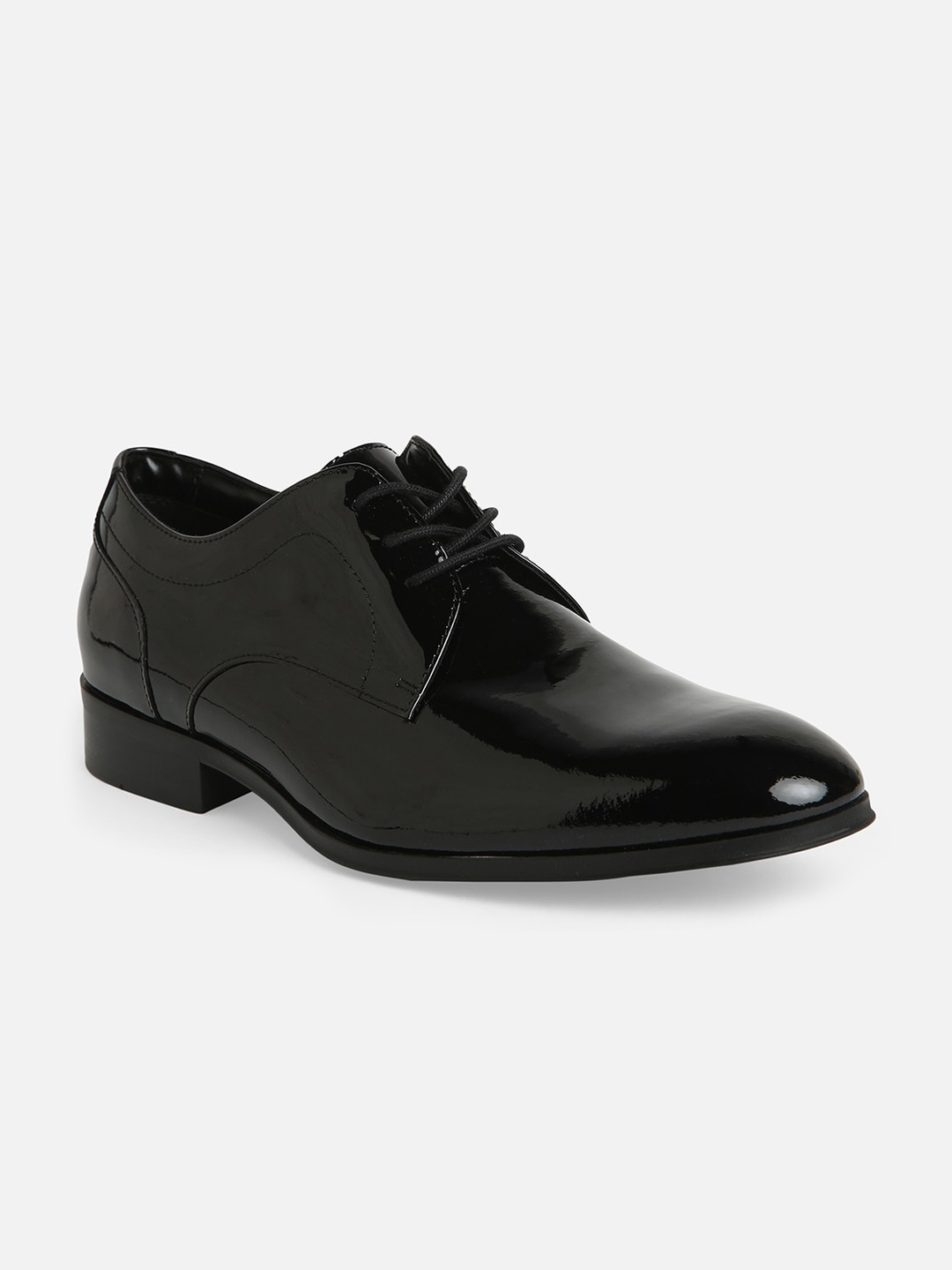 

ALDO Men Leather Formal Derbys, Black