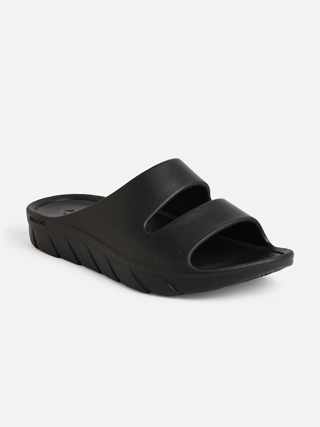 

ALDO Men Synthetic Sliders, Black