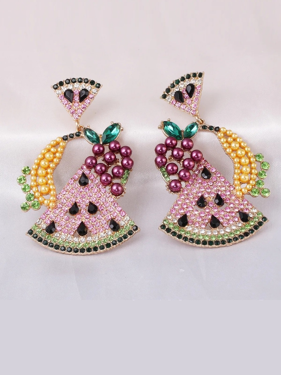 

AVANT-GARDE PARIS Gold-Plated Geometric Drop Earrings