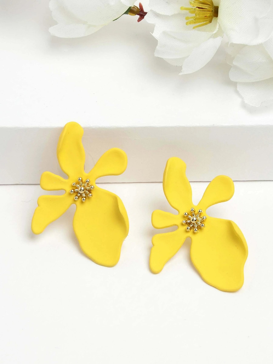 

AVANT-GARDE PARIS Gold-Plated Floral Drop Earrings