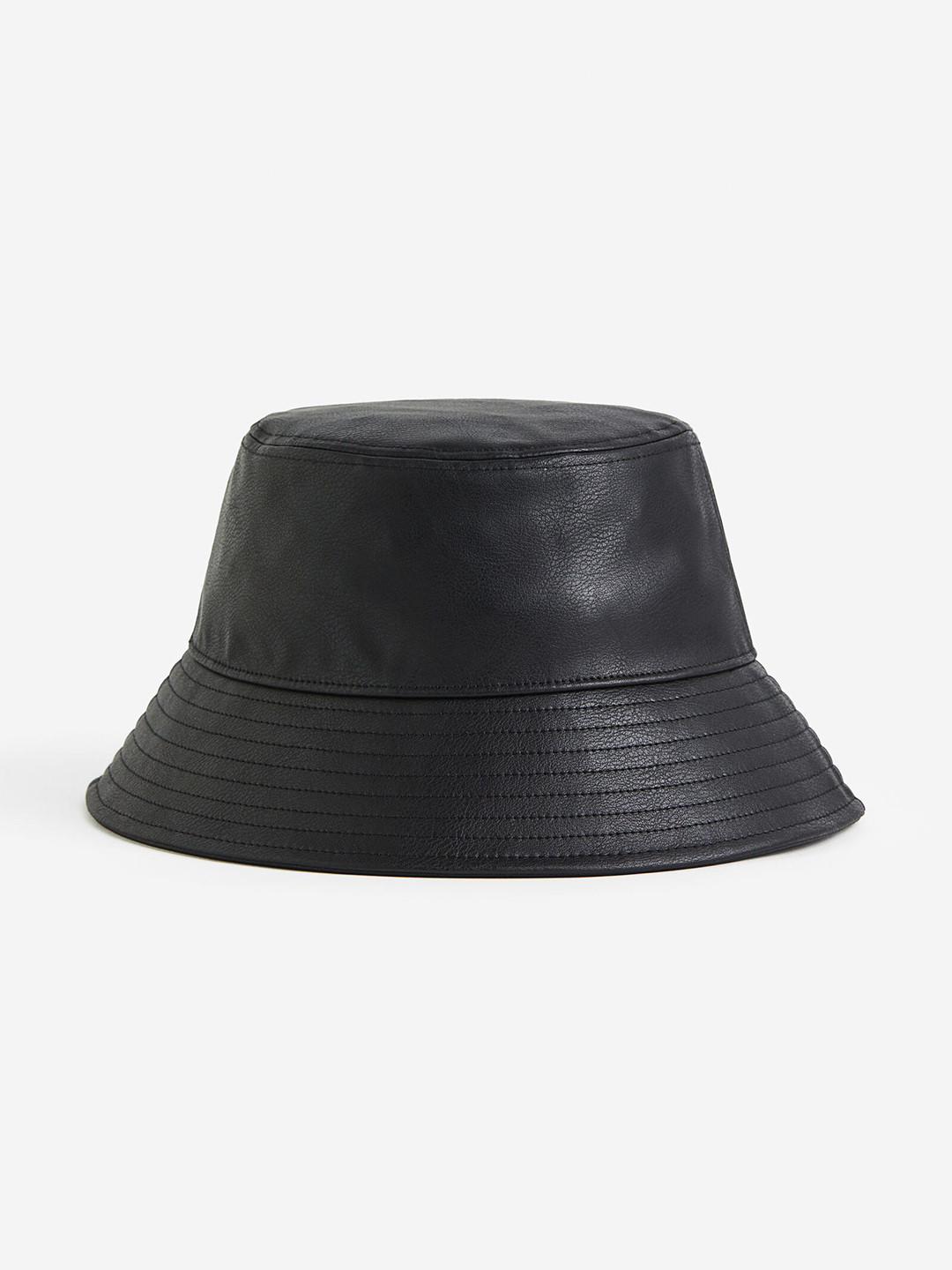 

H&M Men Bucket Hat With A Sheen, Black