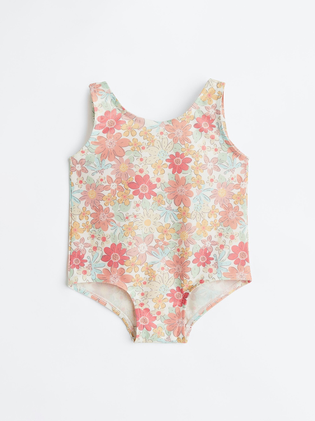 

H&M Infant Girls Patterned Swimsuit, Pink