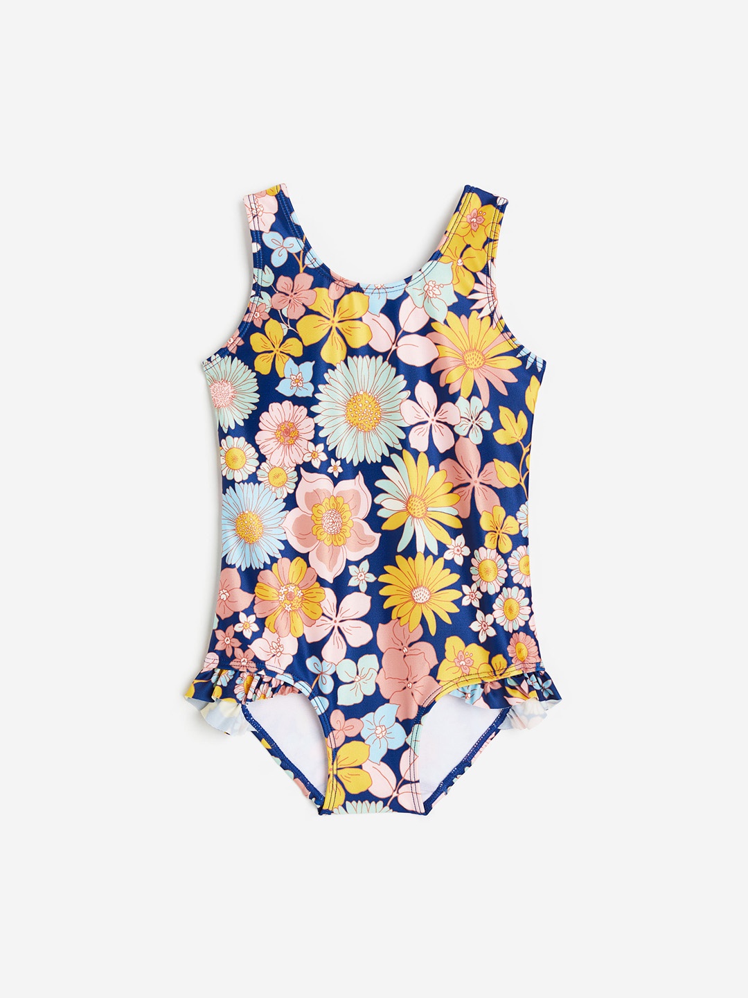 

H&M Girls Printed Swimsuit, Blue