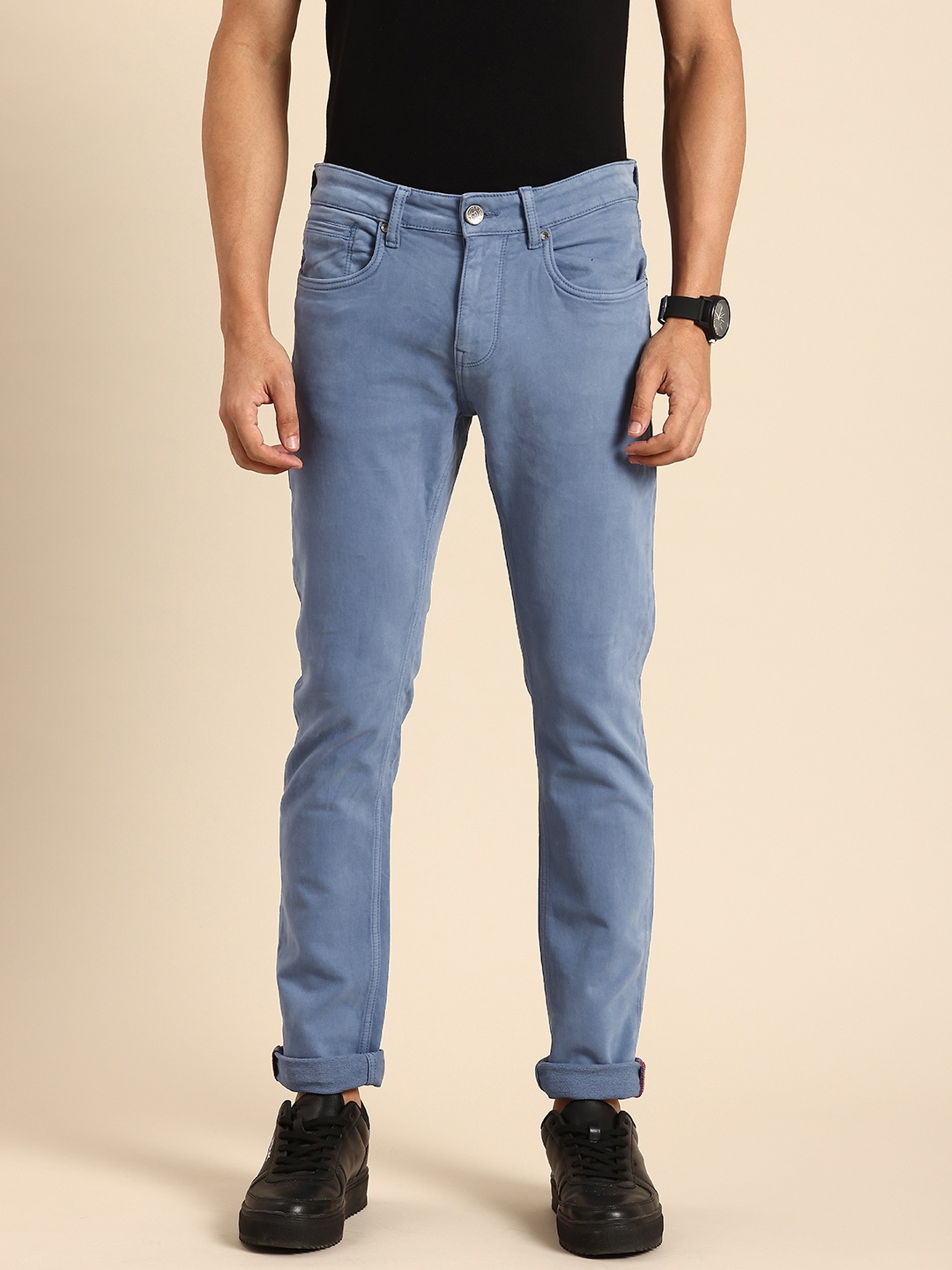 

Being Human Men Slim Fit Stretchable Jeans, Blue