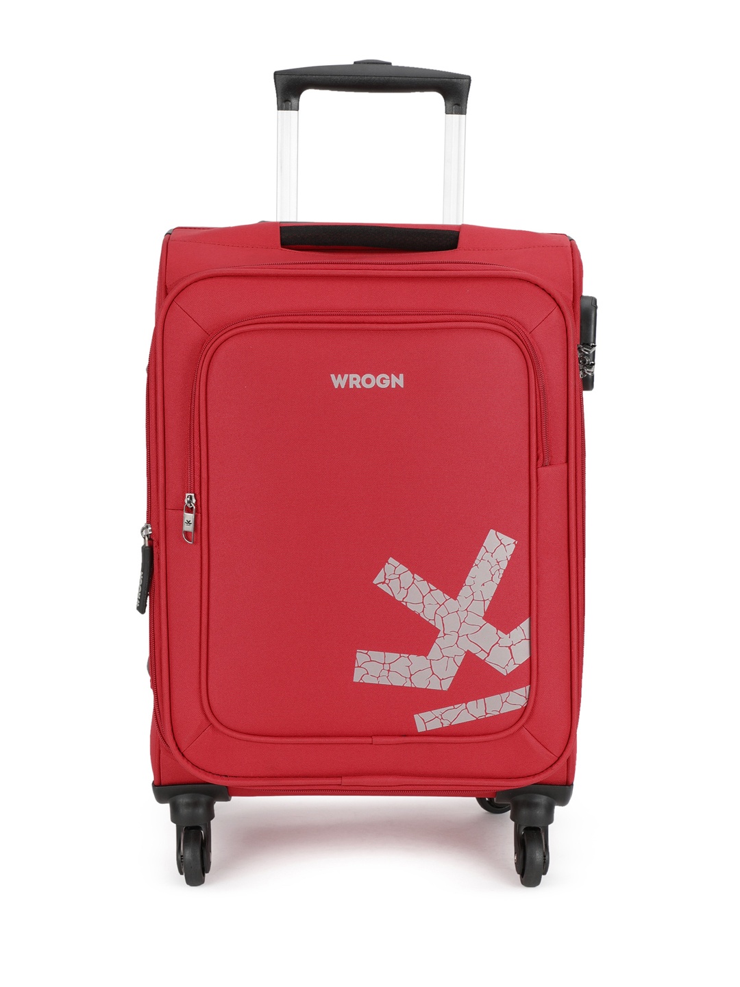 

WROGN Medium Check-in Suitcase Trolley, Red