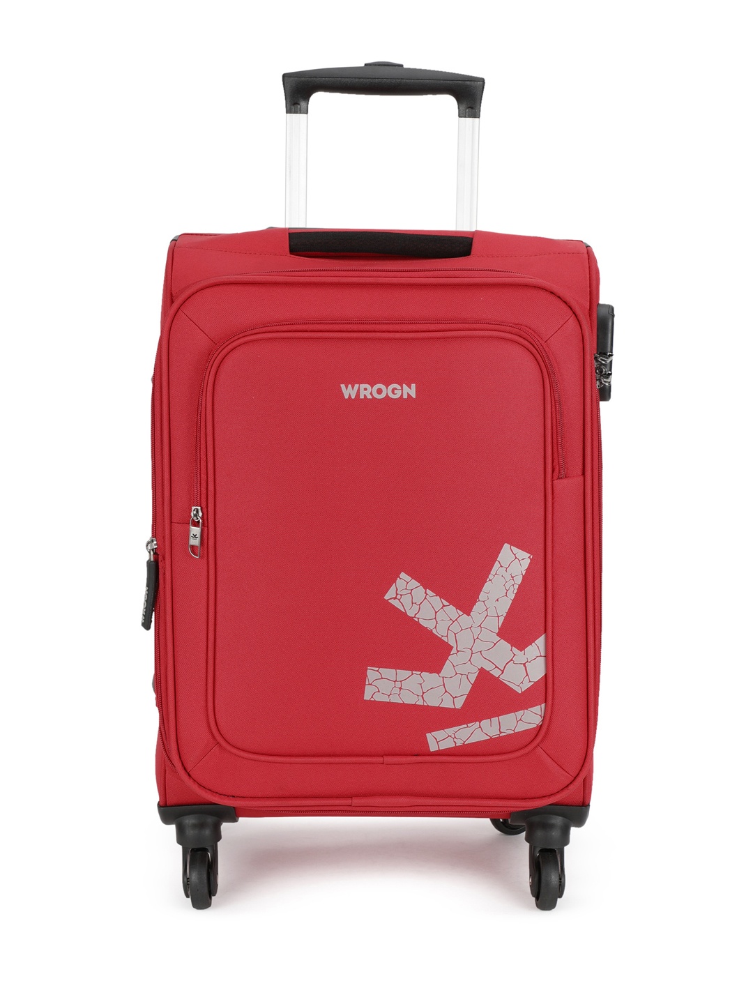 

WROGN Large Check-in Suitcase Trolley, Red