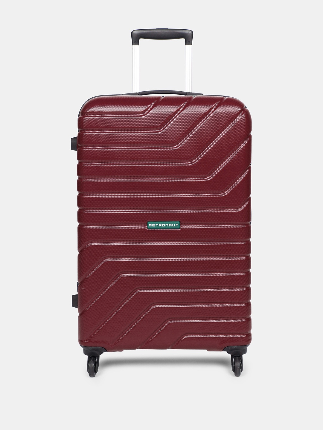 

Metronaut Textured Large Check-in Suitcase Trolley, Burgundy