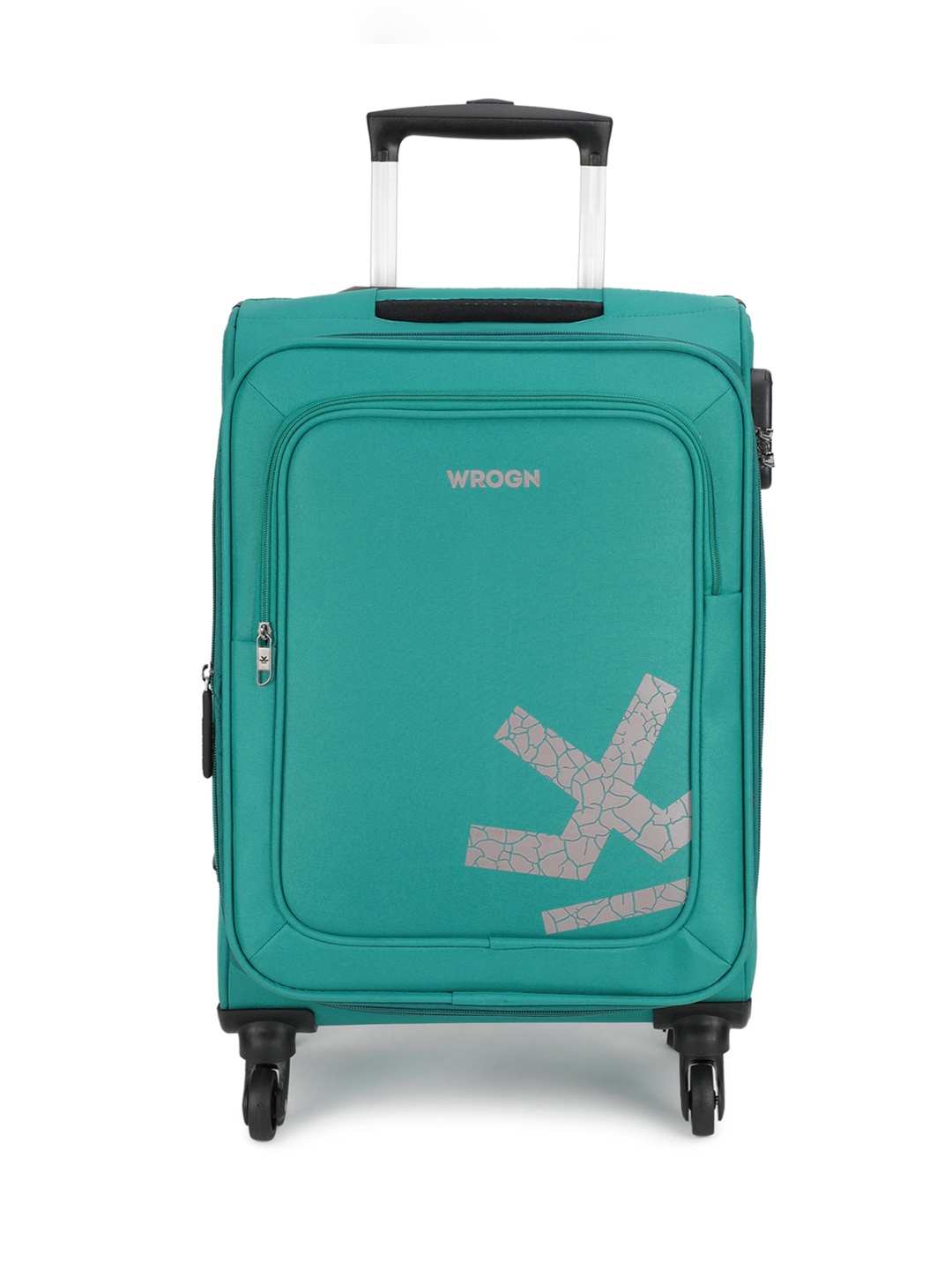 

WROGN Medium Check-in Suitcase Trolley, Green