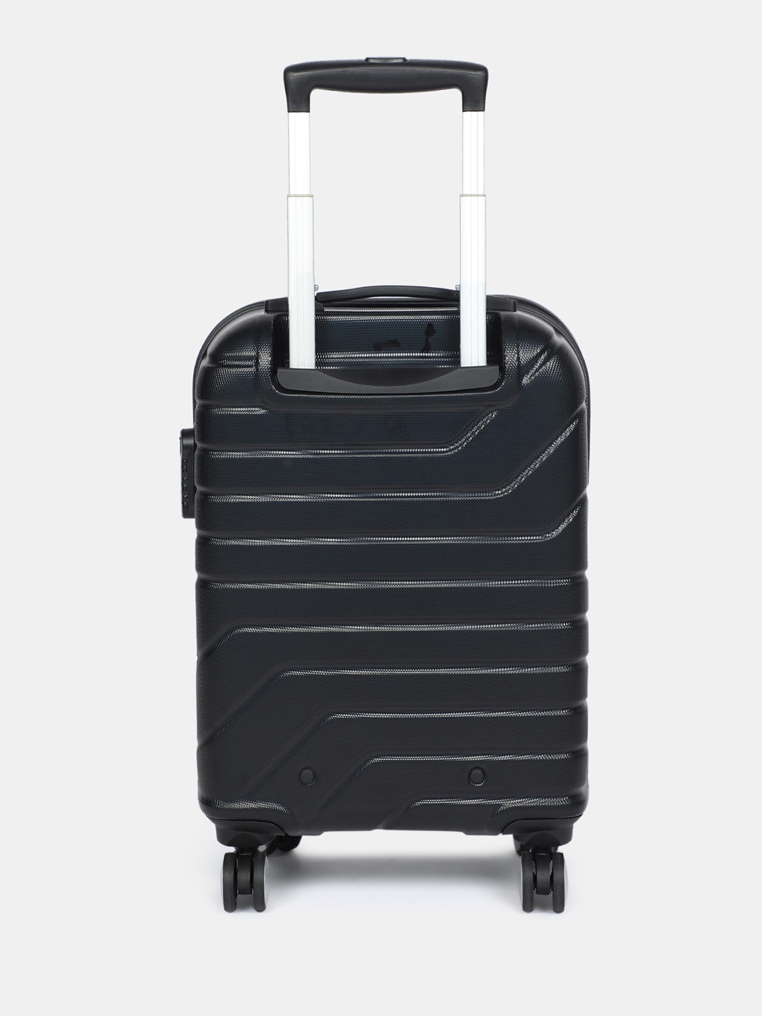 

Metronaut Colourblocked Cabin Suitcase Trolley Bag, Black