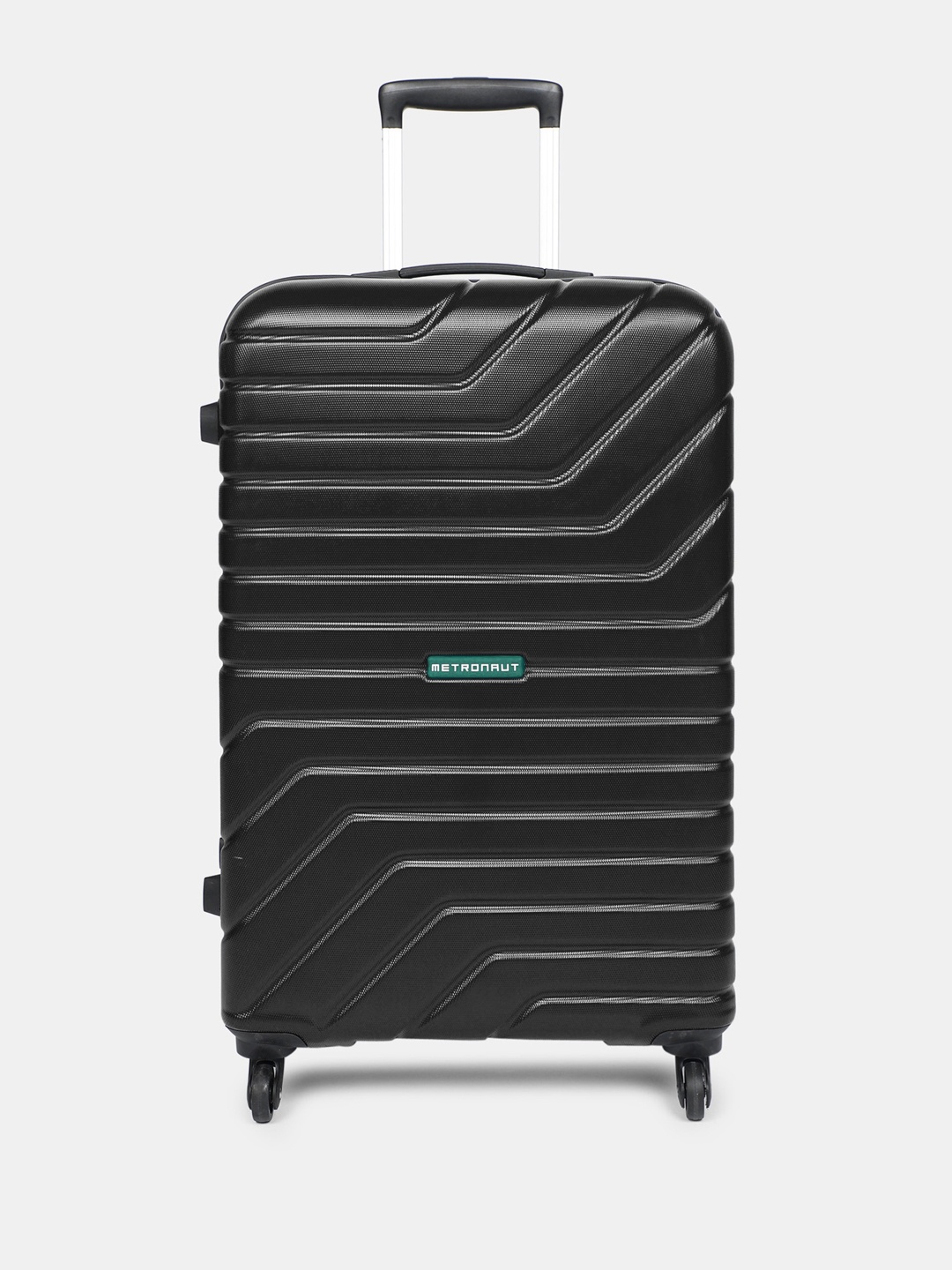 

Metronaut Textured Medium Check-in Suitcase Trolley, Black