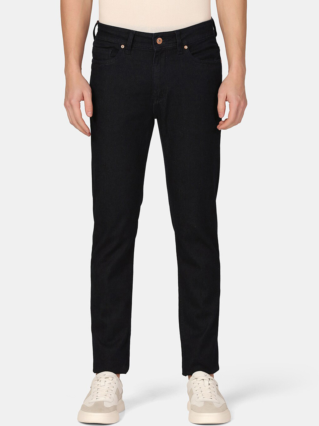 

Blackberrys Men Buff Fit Slim Fit Low-Rise Stretchable Jeans, Blue
