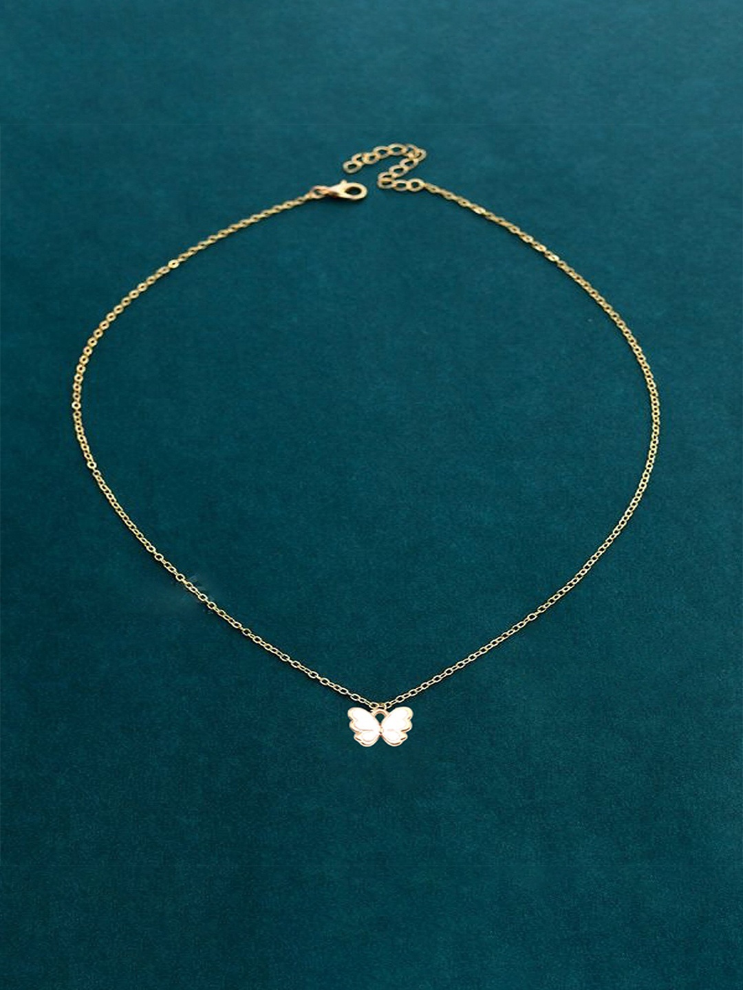 

Pinapes Women Gold-Plated Brass Statement Necklace