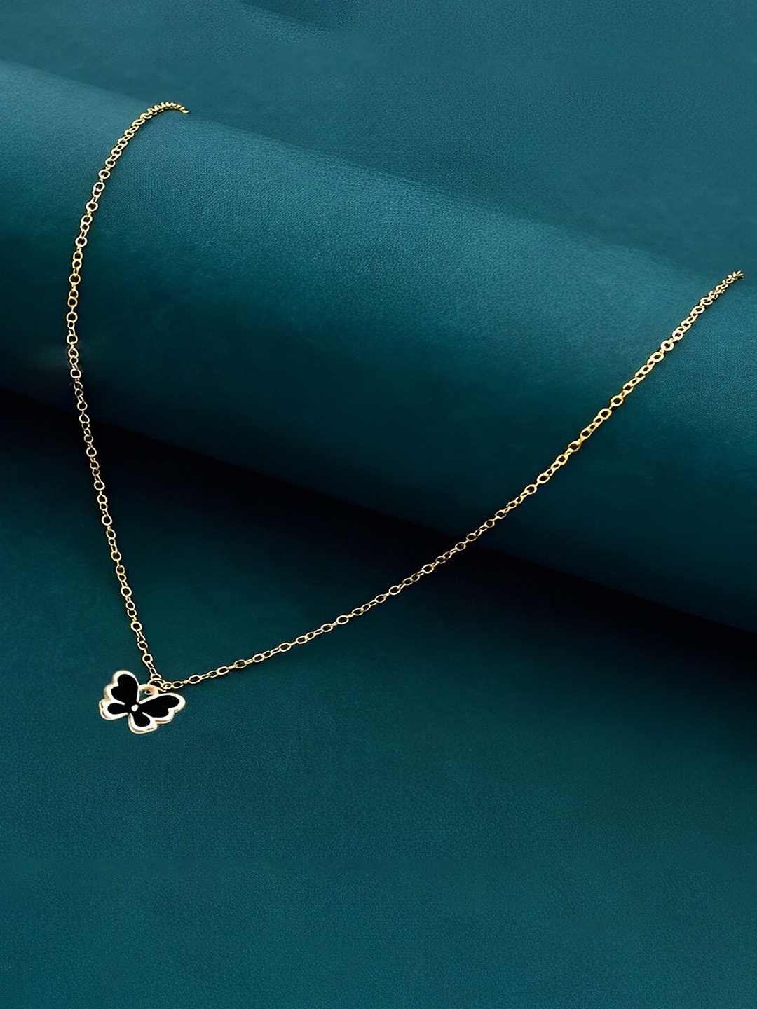 

Pinapes Set Of 2 Brass Gold-Plated Necklace