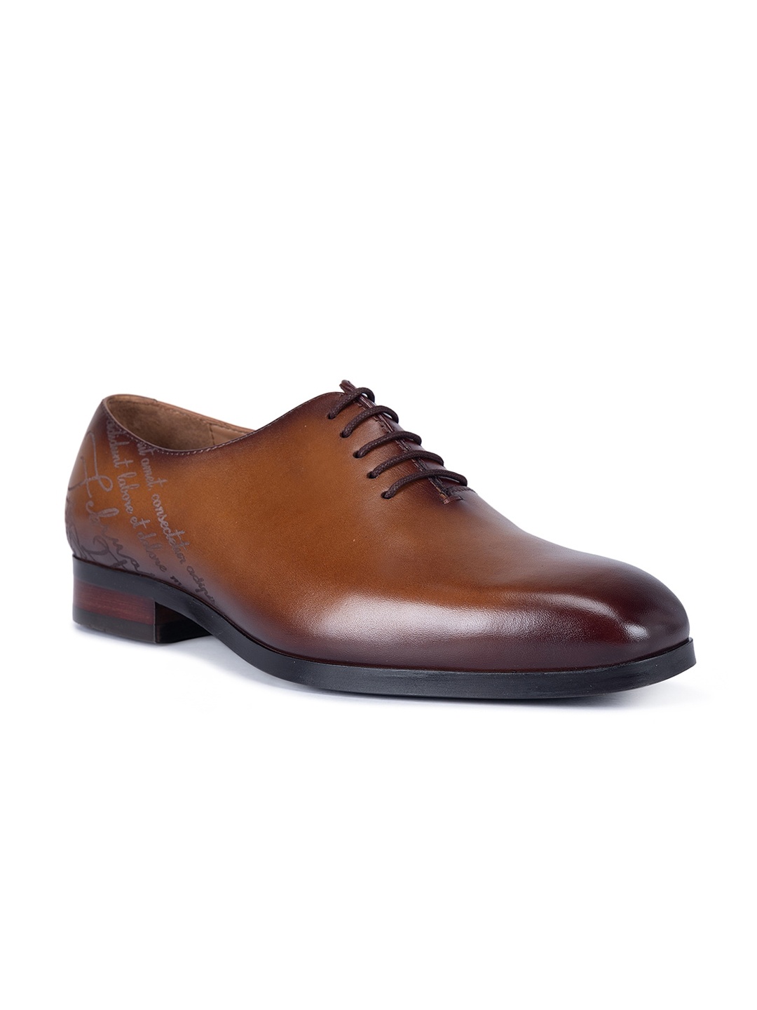 

ROSSO BRUNELLO Men Leather Formal Oxfords, Brown