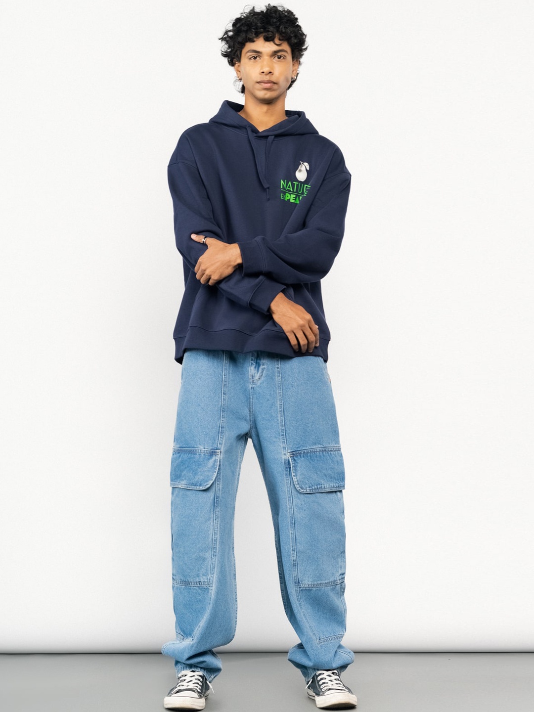 

FREAKINS Men Regular Fit Pure Cotton High-Rise Jeans, Blue
