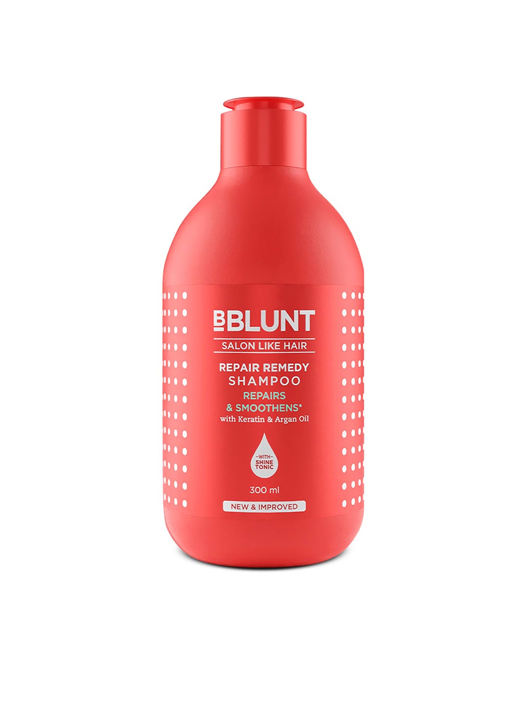 

BBLUNT Repair Remedy Shampoo with Keratin & Argan Oil - 300ml, Red
