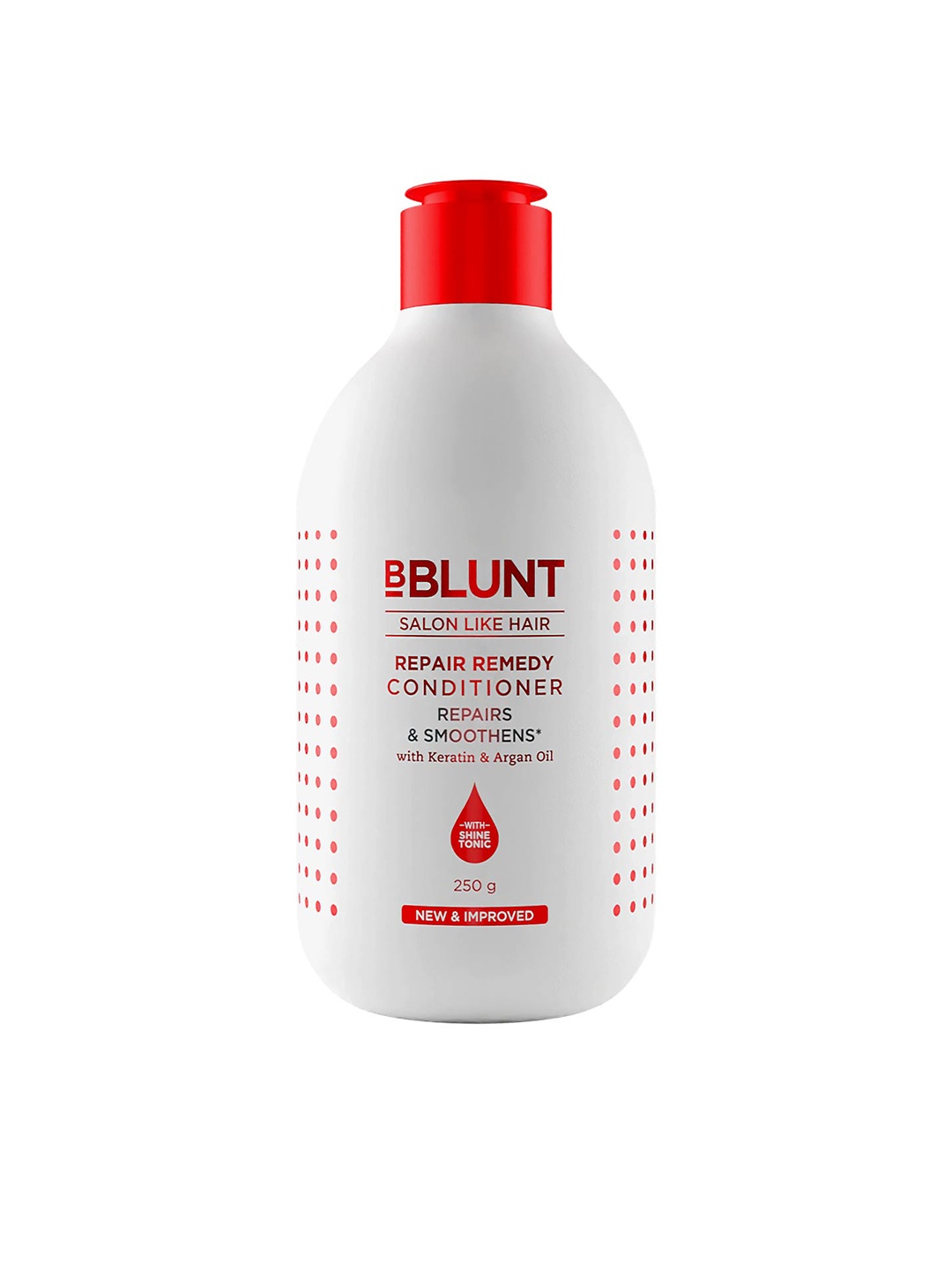 

BBLUNT Repair Remedy Hair Conditioner with Keratin & Argan Oil - 250g, White