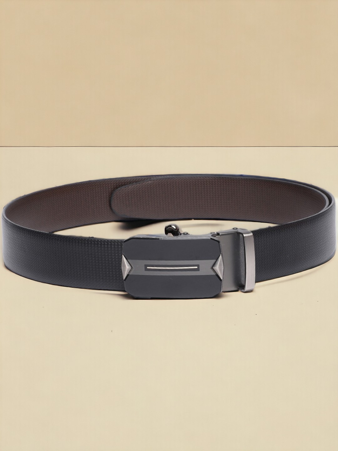 

CRUSSET Men Formal Belt, Black