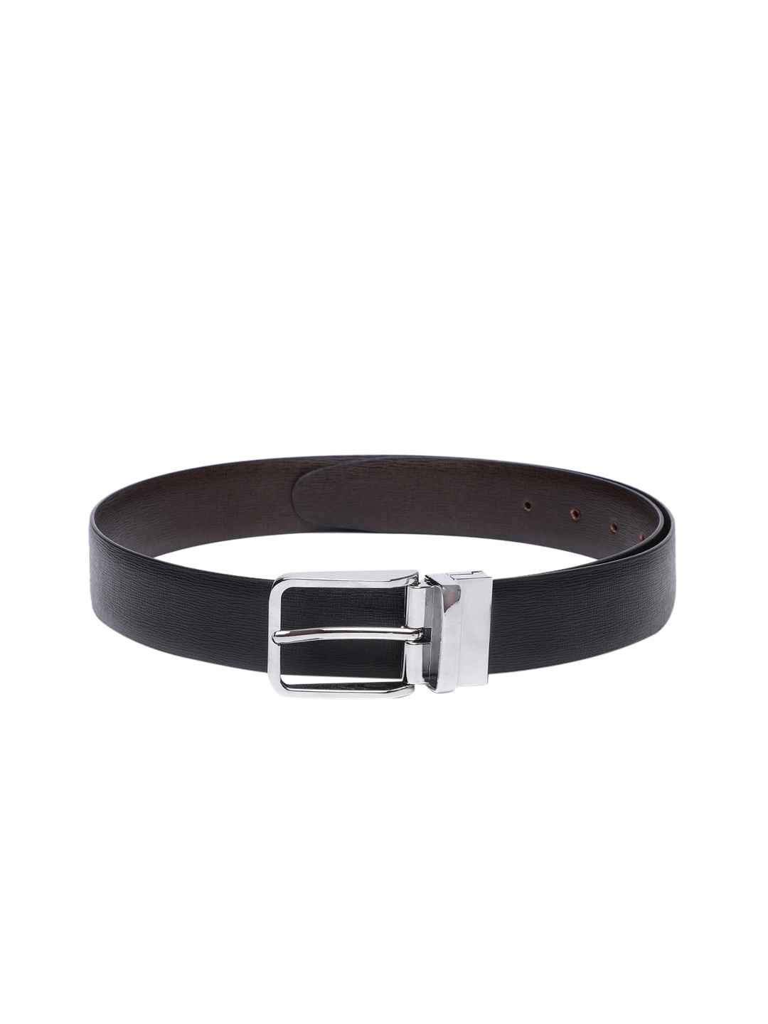 

CRUSSET Men Reversible Formal Belt, Black