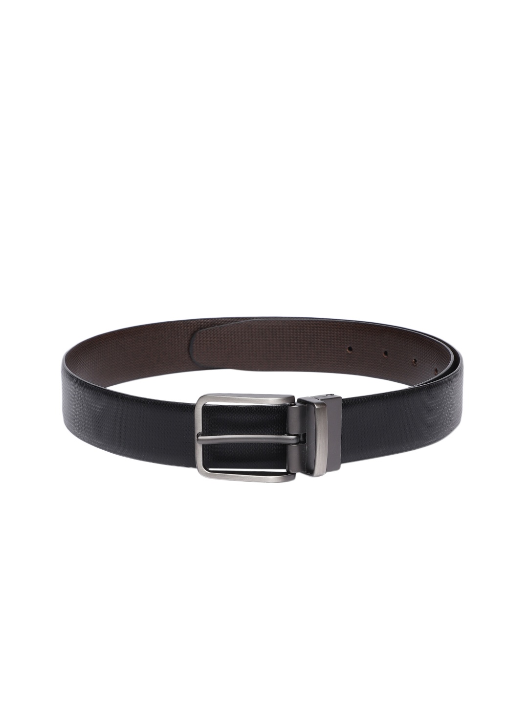

CRUSSET Men Reversible Formal Belt, Black