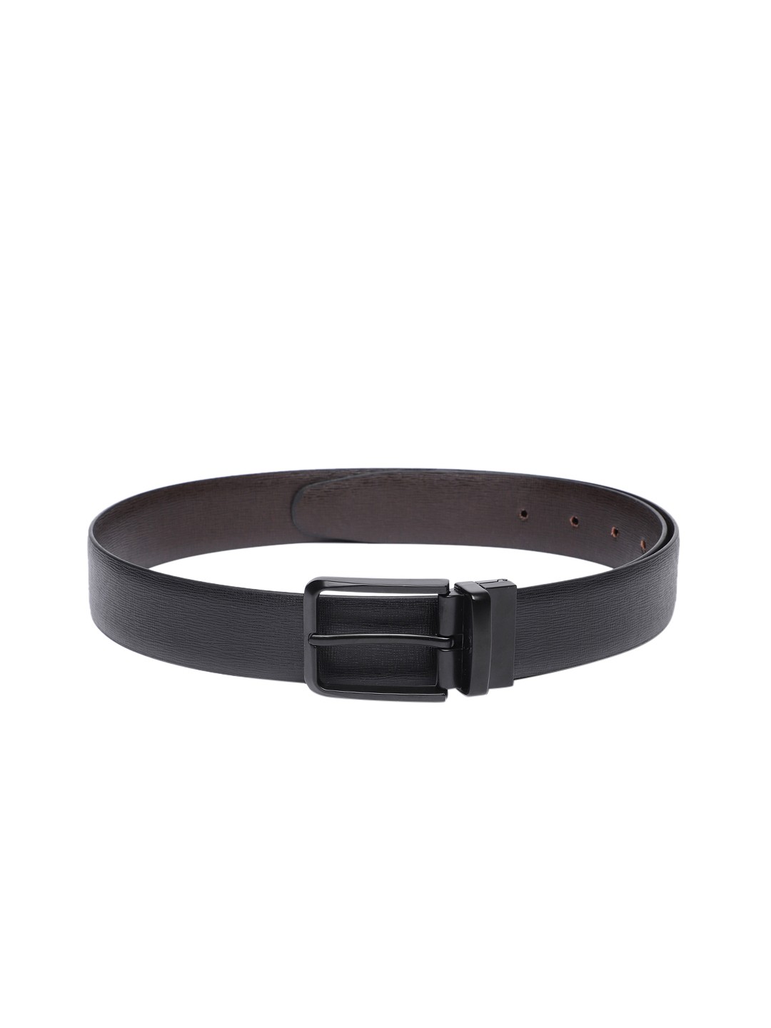 

CRUSSET Men Reversible Formal Belt, Black