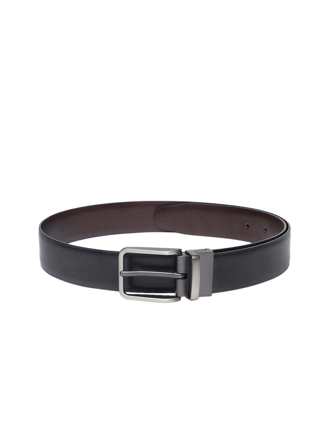 

CRUSSET Men Reversible Formal Belt, Black