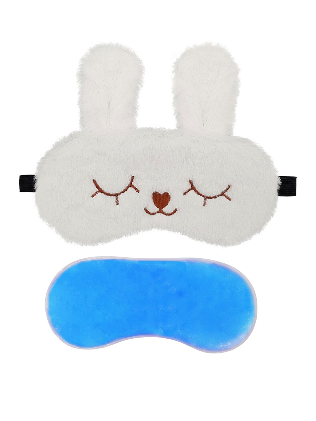 

JENNA Bunny Sleeping Eye Mask With Cooling Ice Gel, White