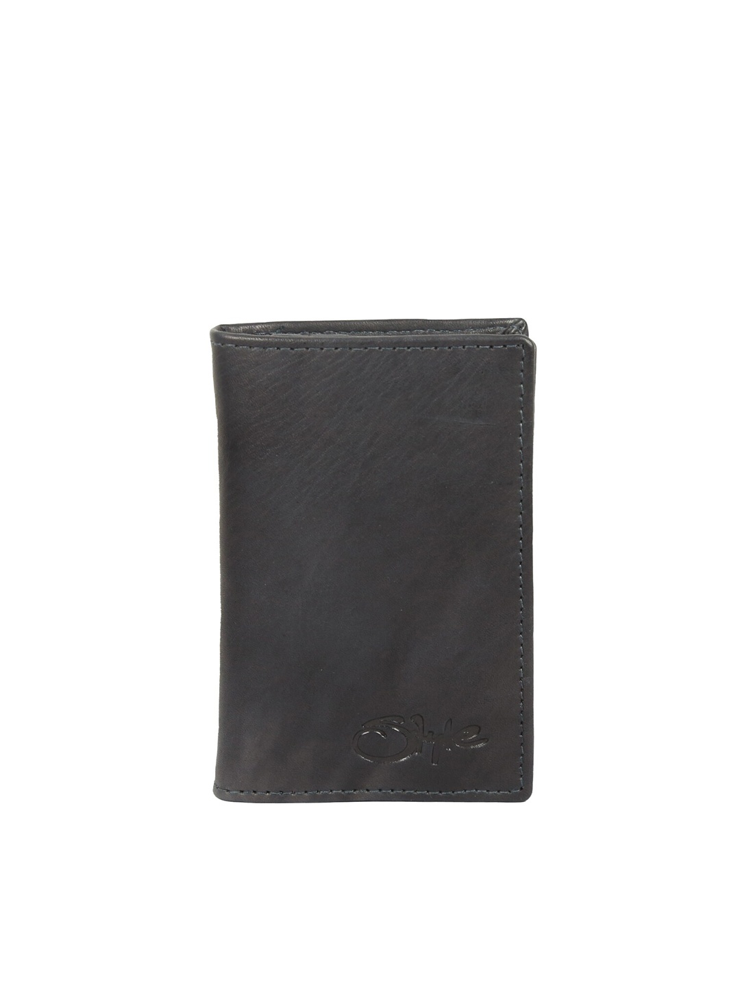 

Style Shoes Leather Card Holder With SD Card Holder, Blue