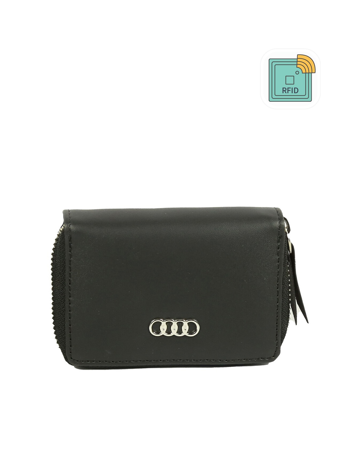 

Style Shoes PU Leather Stylish Credit Card Holder, Black
