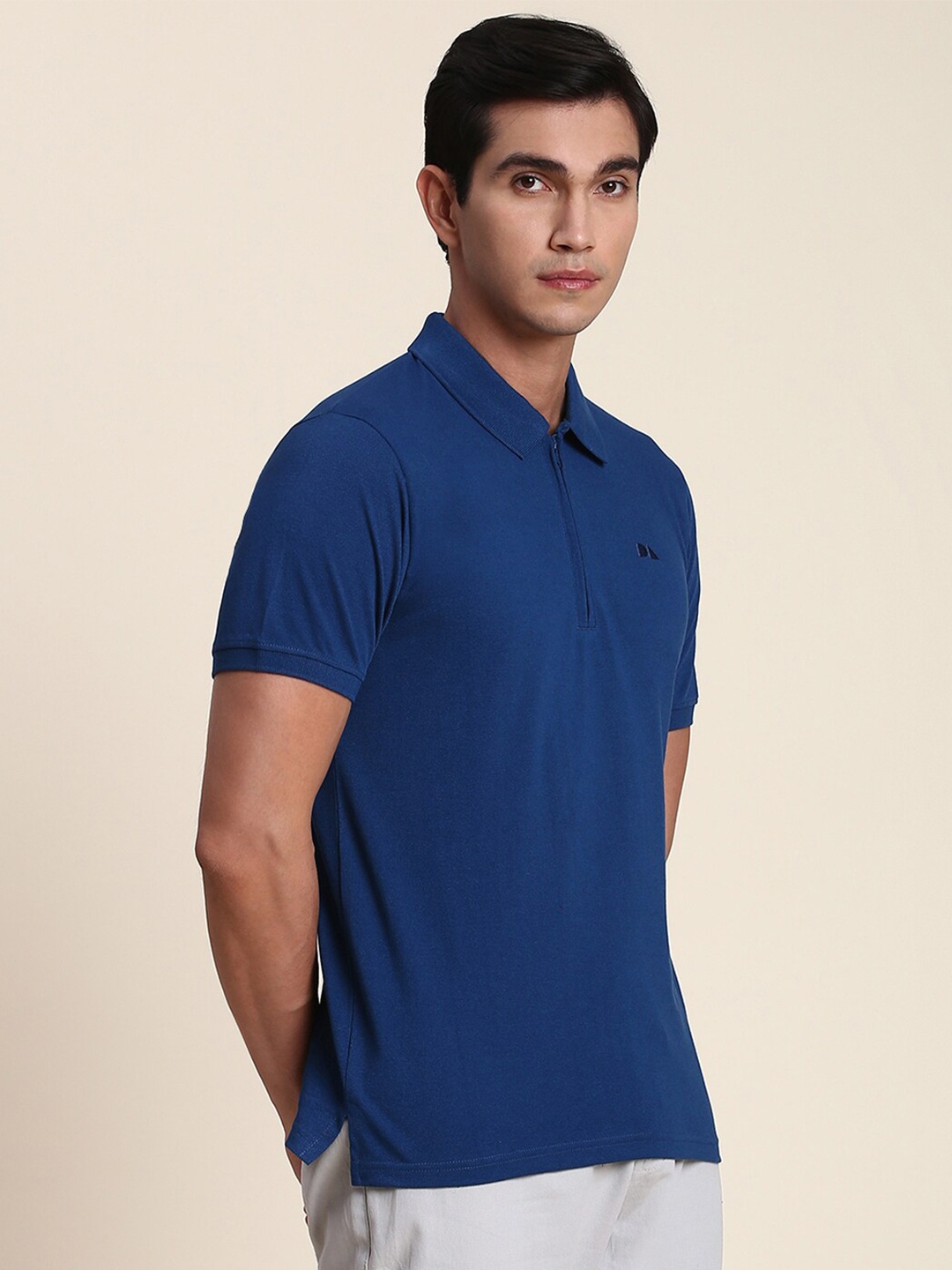 

Dennis Lingo Polo Collar Short Sleeves Regular Fit T-Shirt, Blue