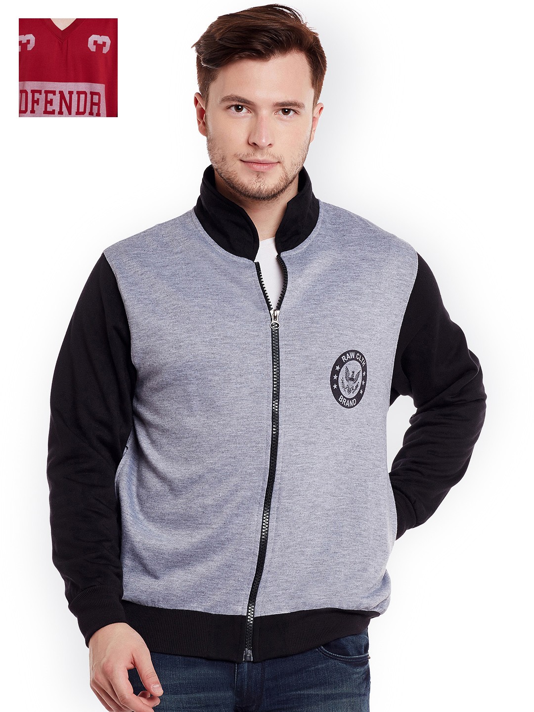 

VIMAL Pack of 2 Sweatshirts, Grey melange