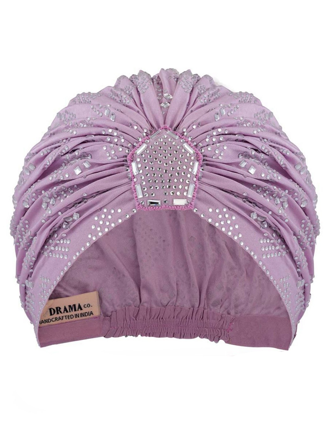 

HAIR DRAMA CO. Women Embellished Turban Hair Accessory Set, Lavender