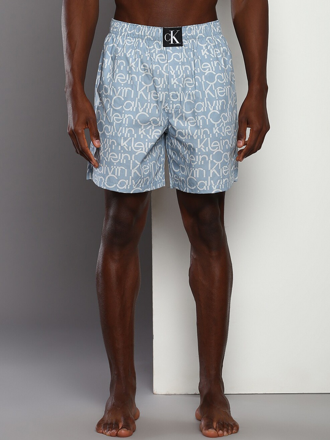 

Calvin Klein Underwear Men Printed Pure Cotton Boxer CKUSS0068HO, Blue