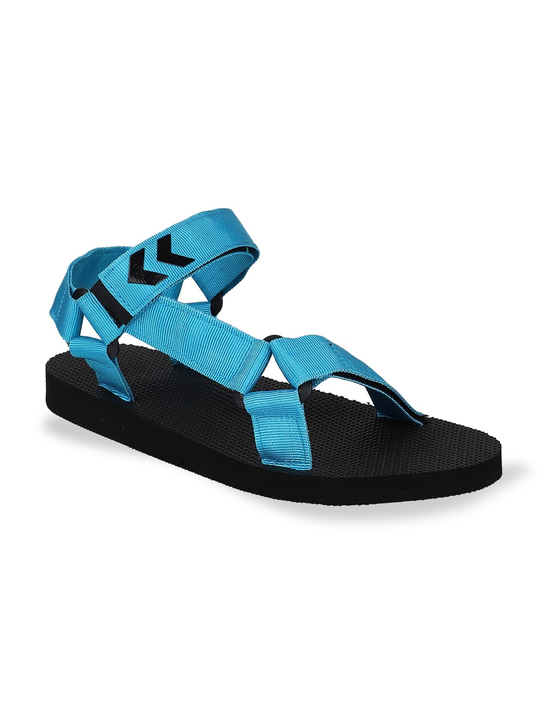

hummel Women Velcro Closure Strap Sports Sandals, Blue