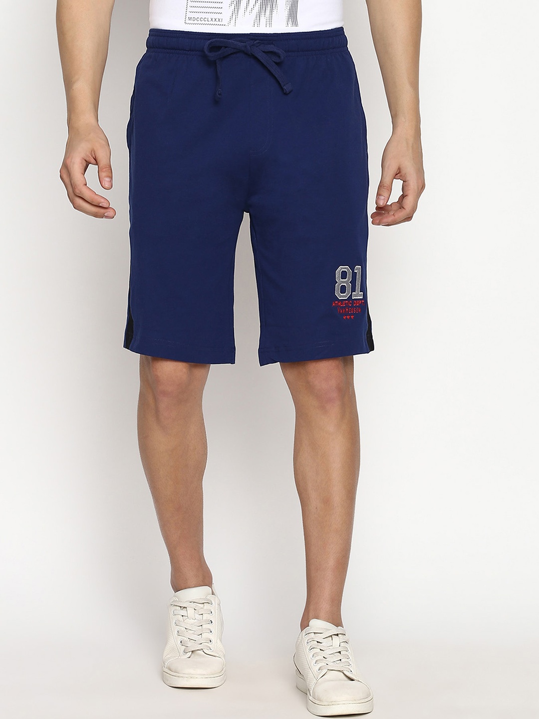 

Van Heusen Men Smart Tech Easy Stain Release Knit Shorts, Navy blue