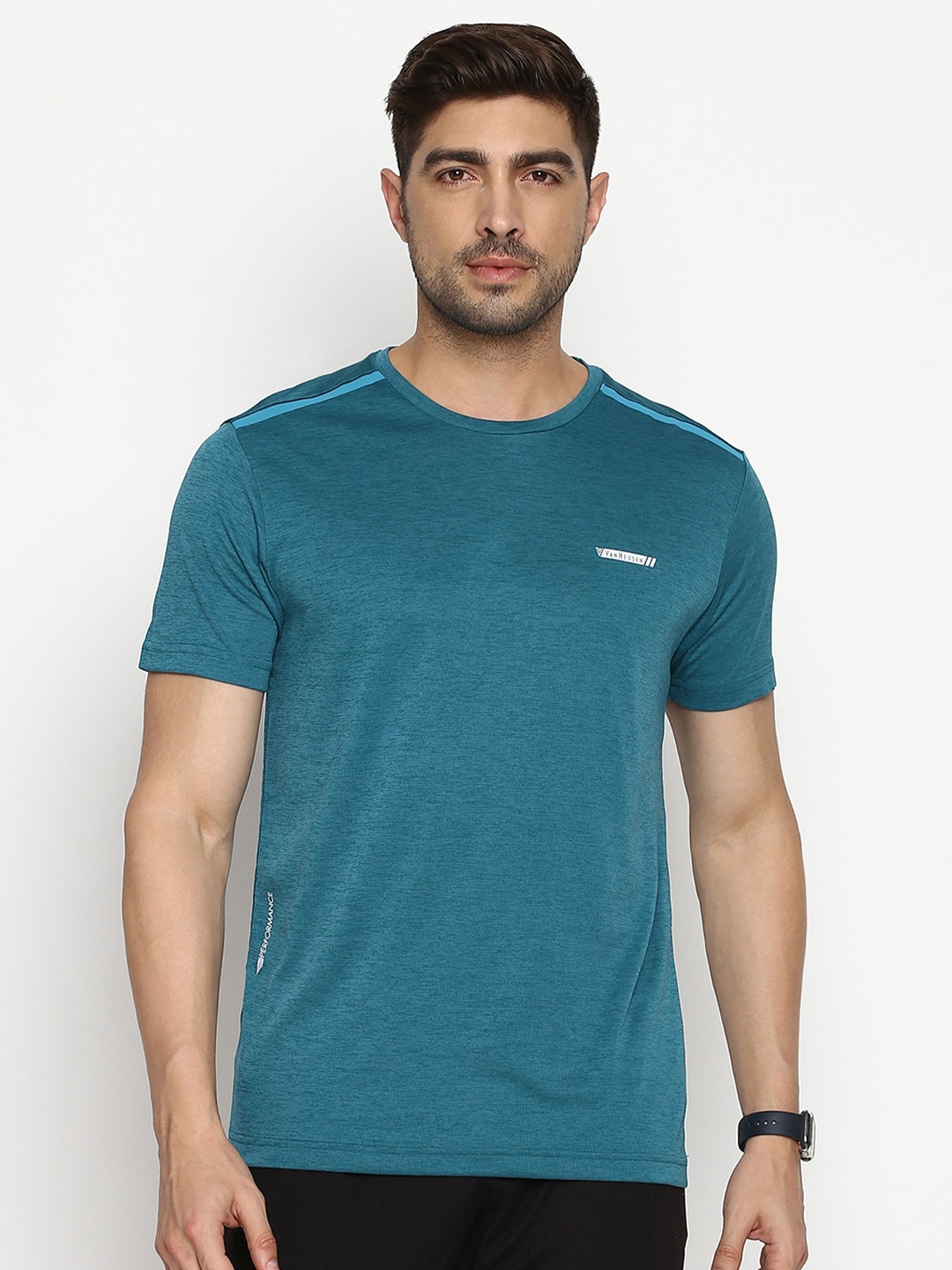 

Van Heusen Round Neck Swift Dry T-shirt, Teal