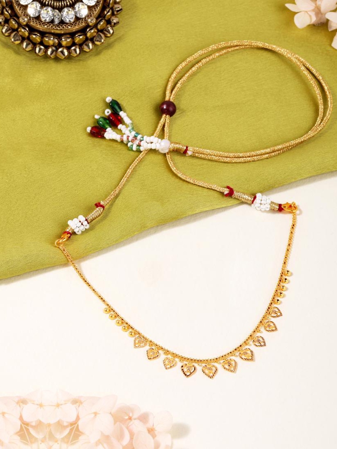 

CANDERE A KALYAN JEWELLERS COMPANY 22KT Gold Choker Necklace-3.63gm