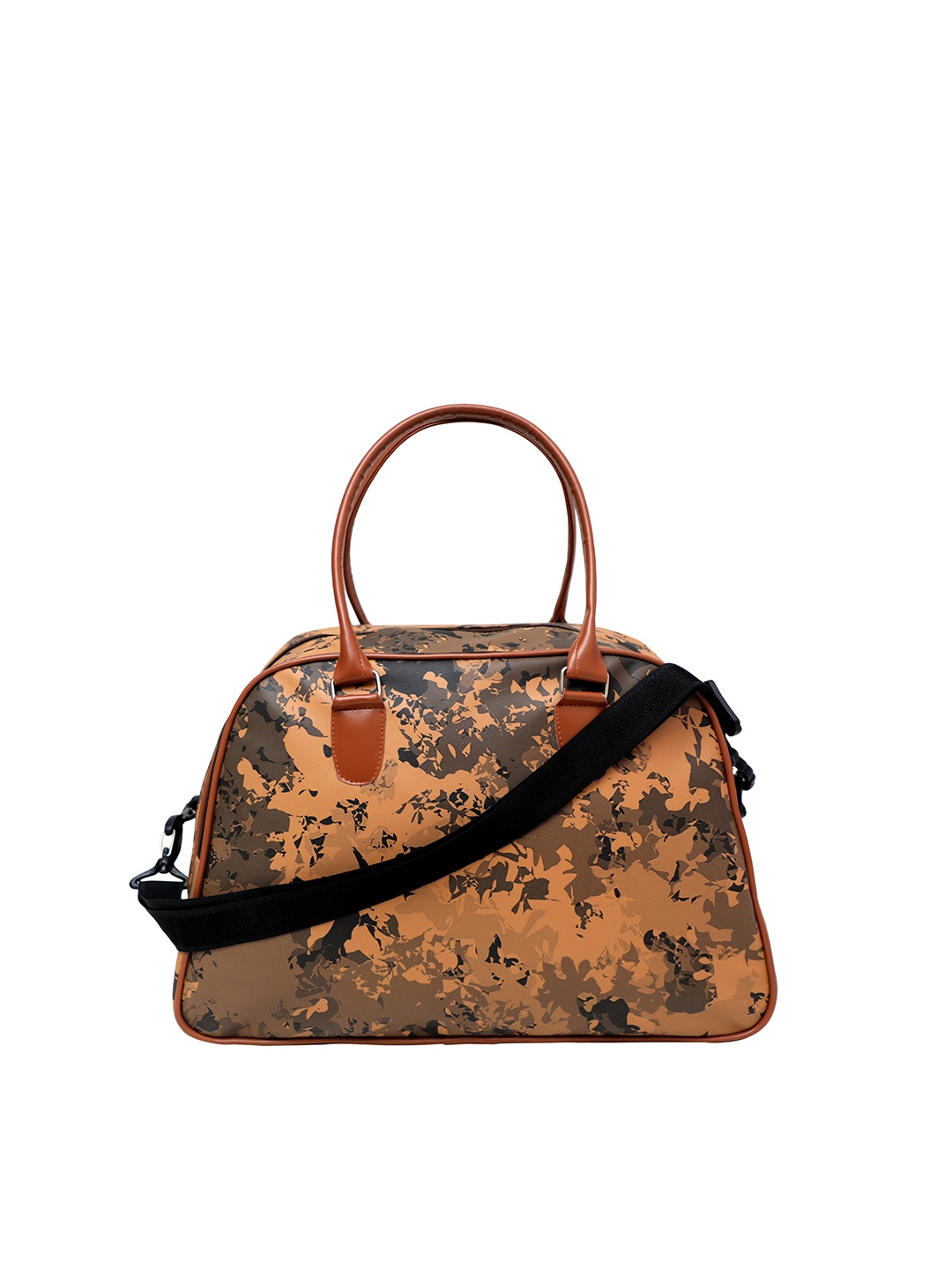 

Zombom Printed Duffel Bag, Brown