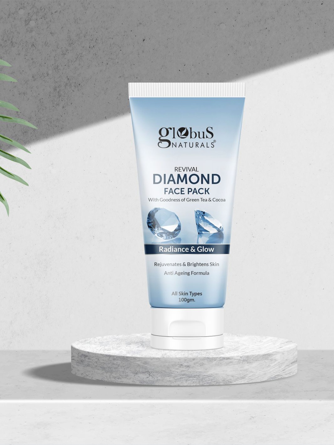 

Globus naturals Revival Diamond Face Pack 100 g, White