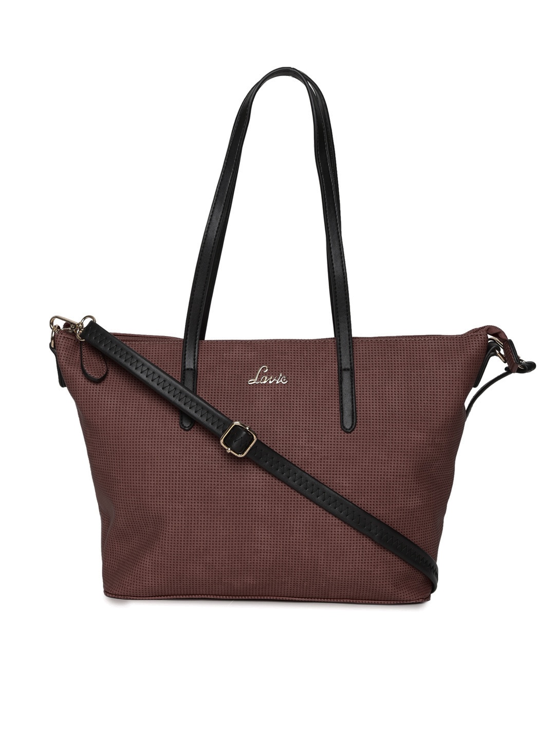 

Lavie Brown Textured Shoulder Bag