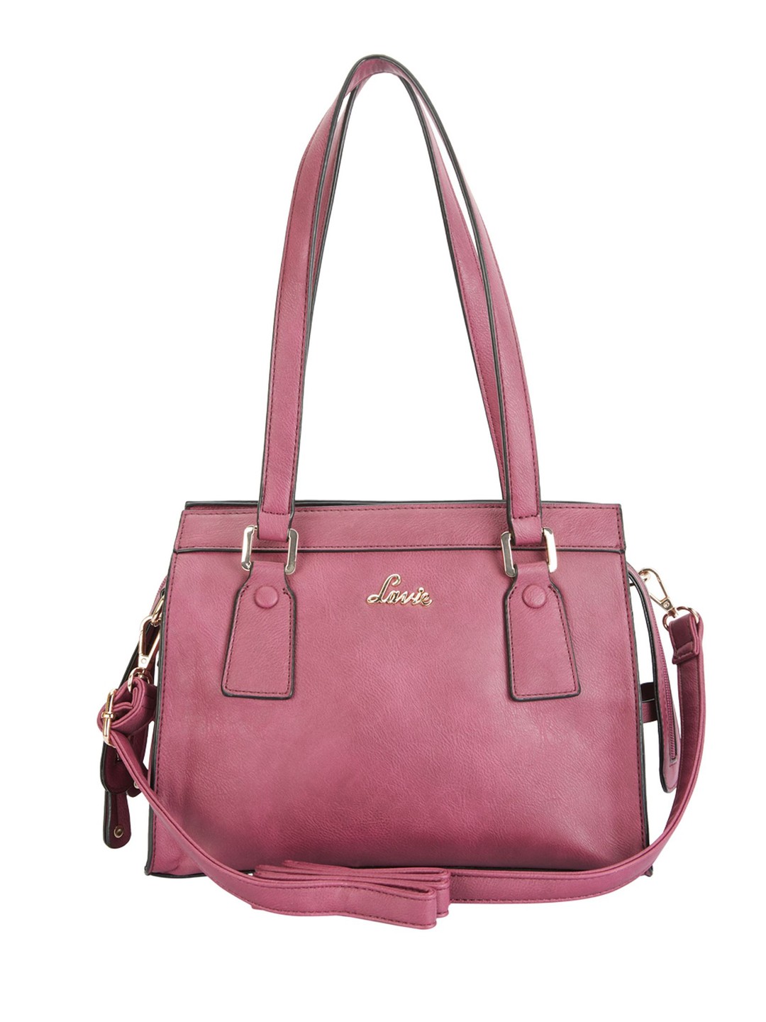 

Lavie Burgundy Solid Shoulder Bag