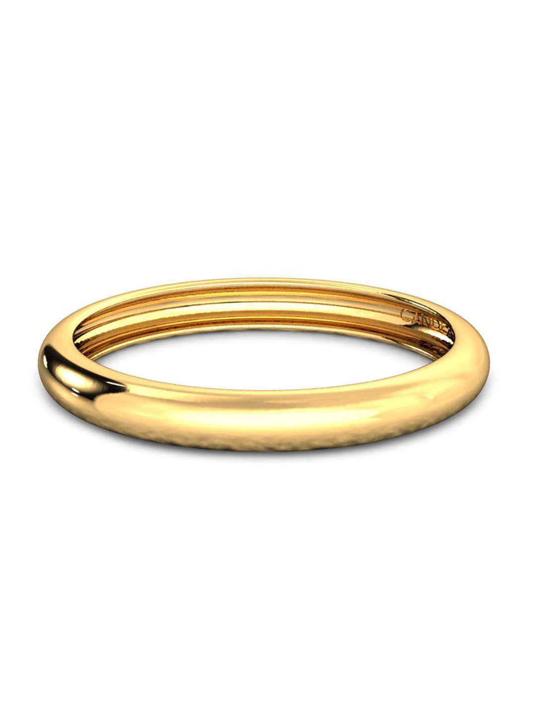 

CANDERE A KALYAN JEWELLERS COMPANY 18KT BIS Hallmark Gold Finger Ring-1.23gm