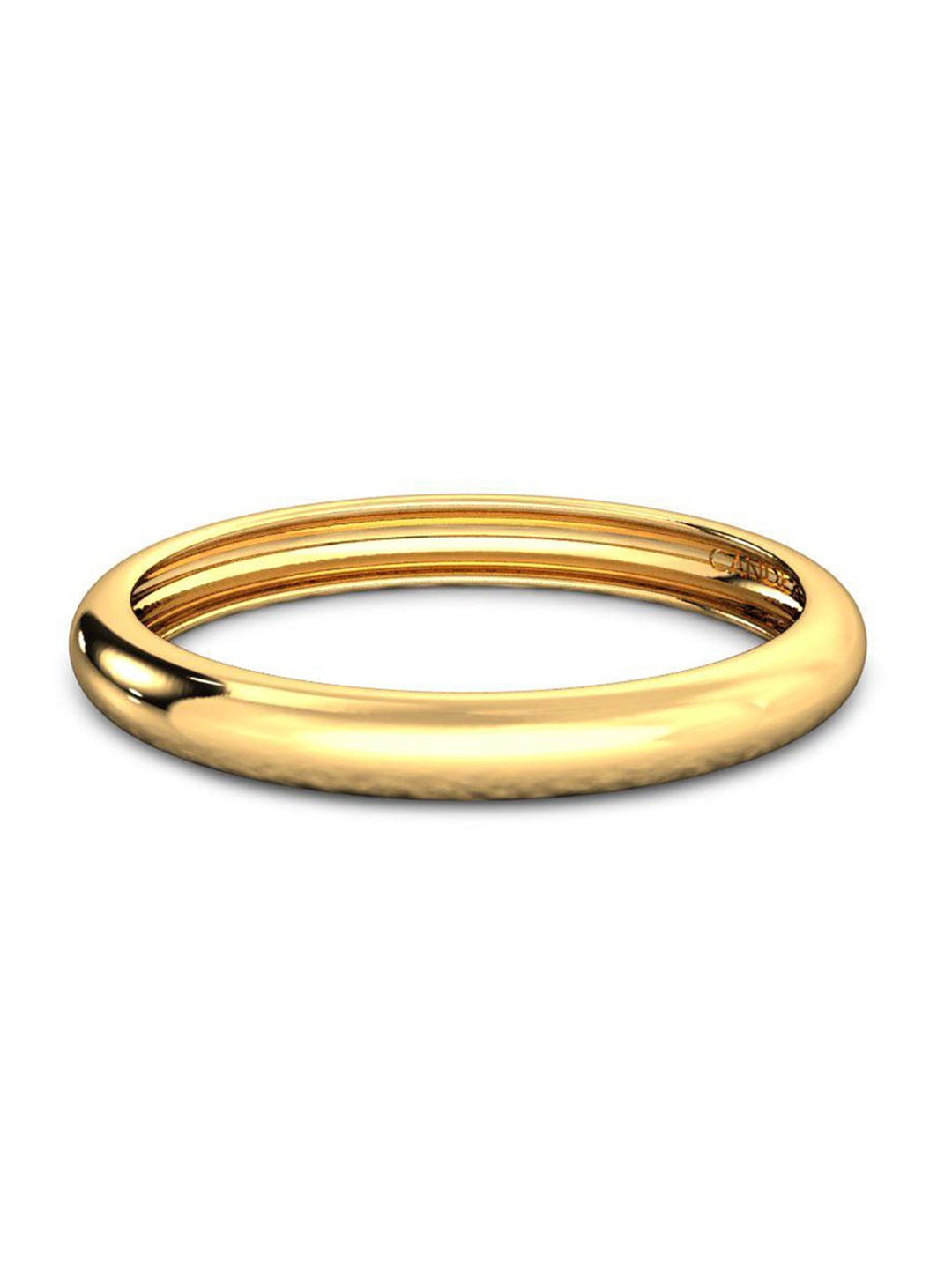

CANDERE A KALYAN JEWELLERS COMPANY 18KT BIS Hallmark Gold Ring-1.25gm
